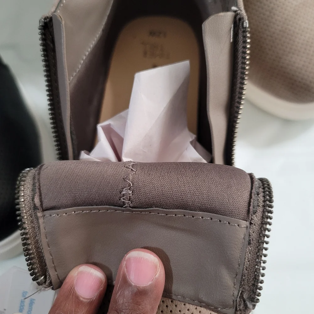 Pair Wedge Sneakers